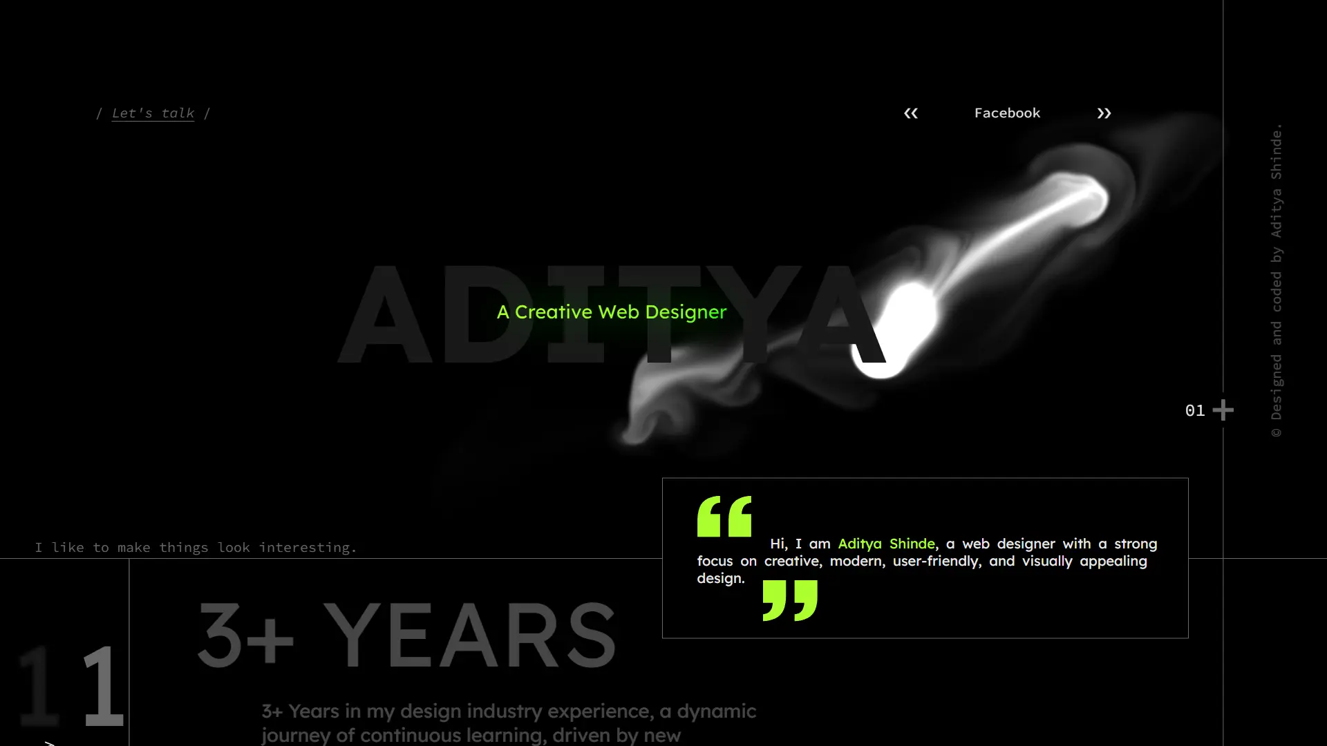 Aditya Shinde - Personal Portfolio Website